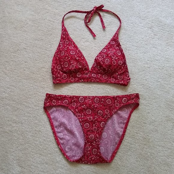 LOFT Other - Red two piece bikini swimsuit XS/S LOFT